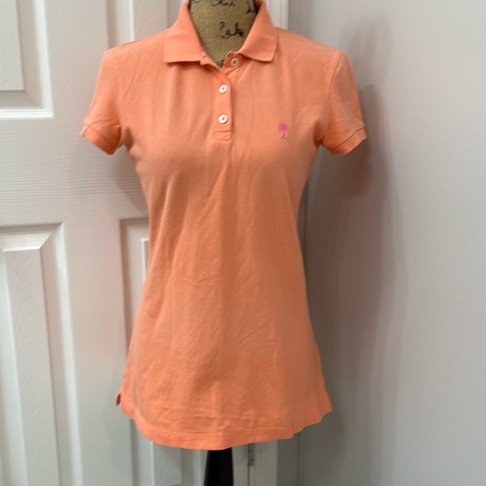 Lilly Pulitzer Island Polo Short Sleeve Shirt